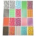 FoRapid 20 Sheets Creative Film Decor Border Sticker For FujiFilm Instax Mini 9 8 7s 25 50s 90 7-Vivid Color Pattern