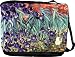 Van Gogh Irisis Design Messenger Bag – Book Bag – Reporter Bag – Unisex – Ideal Gift for all occassions!