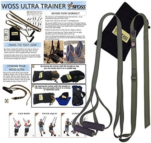 WOSS Ultra Trainer Olive, The lightest (10 oz.) and most compact (7"by4"by1") trainer on the market. Made in USA