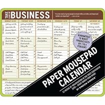 2010 Paper Mousepad Calendar: Take Care of Business (Knock Knock)