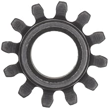 Martin Spur Gear, 14.5° Pressure Angle, High Carbon Steel, Inch, 4 Pitch