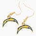San Diego Chargers Dangle Earrings