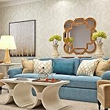 (ハンメロ)Hanmero壁紙 ダマスク柄 湿式エンボス&パール はがせる 不織紙 のりなし リビング部屋diyリフォーム用 68.5cmx8.23m ホワイト QZ0486