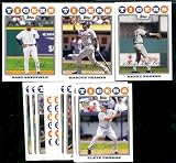 2008 Topps Detroit Tigers Series 1&2 Baseball Cards Complete Team Set of 20 cards including Miguel Cabrera, Justin Verlander, Magglio Ordonez, Edgar Renteria and more !