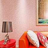 (ハンメロ)Hanmero壁紙 ひび割れ模様 はがせる 不織紙 のりなし リビング部屋diyリフォーム用 53cmx10m ピンク QZ0477