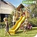 Spielturm Jungle Gym CABIN - Kletterturm mit Rutsche blau