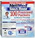 NeilMed's Sinus Rinse Pre-Mixed Packets, 100-Count Boxes (Pack of 2)