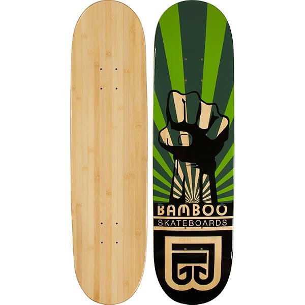 Strength Sustainability POP Bamboo Skateboards Blank Skateboard Deck
