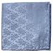Sky Blue Satin Paisley Silk Handkerchief by Amanda Christensen