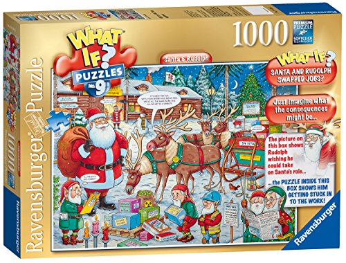 Ravensburger What If? Santa & Rudolph Jigsaw Puzzle Family Entertainment Set