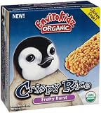 EnviroKidz Organic Penguin Fruity Burst Crispy Rice Bar, 6-Count Bars (Pack of 6)
