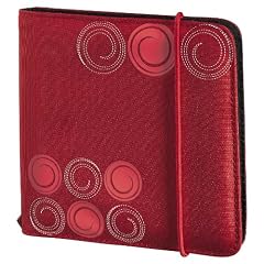 Hama Up to Fashion Nylontasche f�r CD-/DVD bis 24 CD/DVD rot