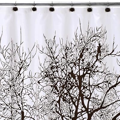 Tree Print Shower Curtain 4