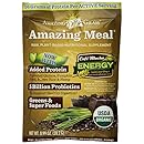Amazing Grass Amazing Meal Caf&eacute; Mocha, Box of 10 Individual servings, 0.99 Ounces