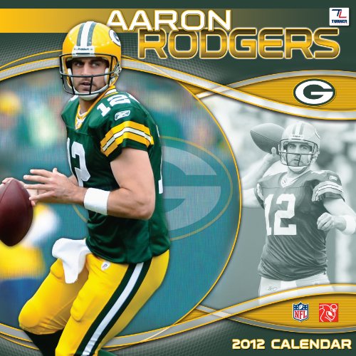 2012 GREEN BAY PACKERS AARON RODGERS 12X12 WALL CALENDAR
