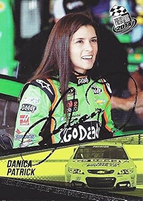 AUTOGRAPHED Danica Patrick 2014 Press Pass Racing (#10 GoDaddy Team) Signed Collectible NASCAR Trading Card with COA
