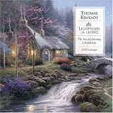 Lightposts for Living by Thomas Kinkade 2008 Wall Calendar