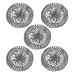 5pc Stainless Steel Mesh Power Scouring Pads