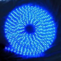 10m LED Lichtschlauch BLAU mit Prismeneffekt Ø 13mm