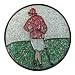Vintage Lady Glitzy Ball Marker with Magnetic Hat Clip