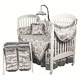 Hoohobbers 4-Piece Crib Bedding, Etoile Black