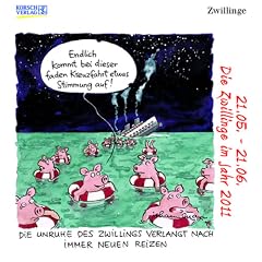 Die Zwillinge 2011 - mini -: Sternzeichen-Cartoonkalender