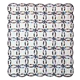 Patch Magic Twin Country Wedding Ring Duvet Cover, 70-Inch by 88-Inch