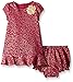 Pippa & Julie Baby Girls' Floral Embossed Knit Dress