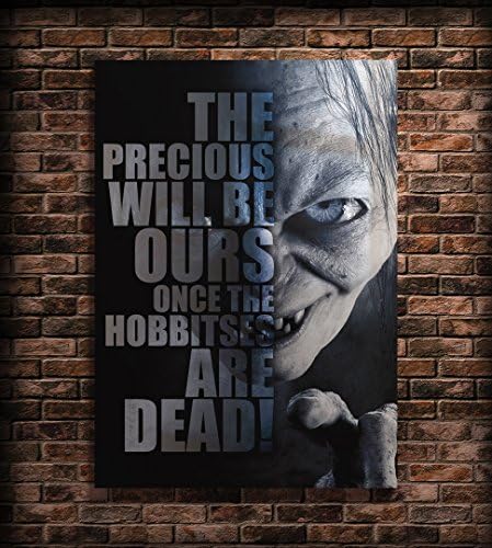 Lord Of The Rings Print Famous Quotes Art (A5 6x8 inches)