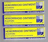 Anesthetic Hemorrhoid Ointment By Dr. Sheffield 0.75oz (Pack of 3)
