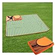 Multifunctional Waterproof Camp Bag Folding Camping Mat Picnic Blanket (orange) Multifunctional Waterproof Camp Bag Folding Camping Mat Picnic Blanket (orange)