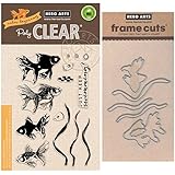 Hero Arts - Color Layering Goldfish - Stamp and Die Set
