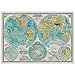 Cavallini Decorative Paper - Hemispheres Vintage Map 20