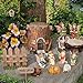 Bits and Pieces-Small Hand Painted Polyresin Garden Fairy House with Lights - Create Your Own Woodland Fairy Village