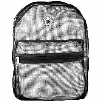 Click here to buy K-Cliff Mesh Backpack for School Student  Clear Backpack  School Backpack by K-Cliff.