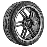 IMAGE OF 17 Inch Black 1200 Series Wheels Rims and Tires for Smart Car