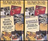 Eat Right For Life Series: The Basics, Alternatives to the Supermarket, Your Money's Worth, Mexican and Navajo Dishes, Nutrition During Pregnancy (Coma bien para la vida) [Dual English/Spanish] 5 VHS Videos