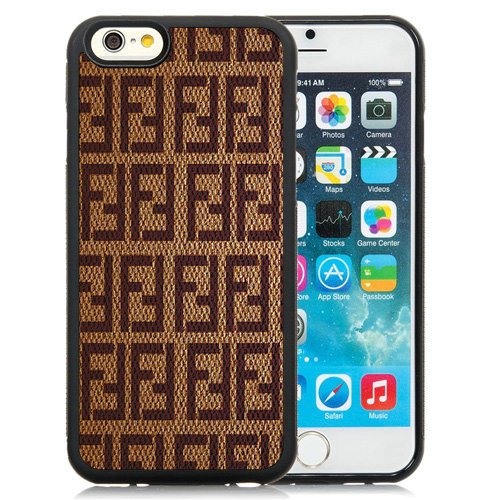 BEIWU iPhone 6 Case,Fendi Black Shell Case for iPhone 6S 4.7 Inch,TPU Cover