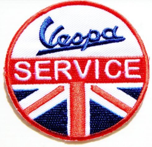 Vespa Scooter Lambretta Motorcycles Biker Jacket Shirt T-Shirt Patch Sew Iron on Logo Embroidered Badge Sign Emblem Costume