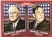 2008 Topps Historical Campaign Match-Ups #1940 Franklin D .Roosevelt / Webdekk Wikjue - Presidential Canidates (Baseball Cards)