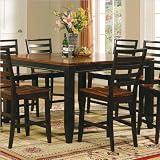 Steve Silver Abaco Counter Height Dining Table in Cherry and Mahogany Finish Steve Silver Abaco Counter Height Dining Table in Cherry and Mahogany Finish