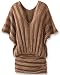 Apparel : Metallic blouson sweater
