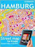 Map of Hamburg (Maps of Germany)