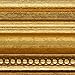 ArtToFrames 11x14 inch Gold Foil on Pine Wood Picture Frame, WOM0066-81375-YGLD-11x14