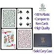Copag Poker Size REGULAR Index - Green*Burgundy Setup