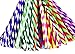 Caryko Striped Chenille Stems Pipe Cleaners, Pack of 100 (Multicolored)