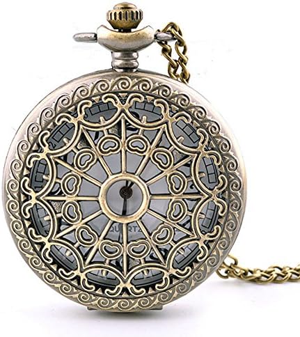 Pocket Watch Retro Hollow Carved Clamshell Watches