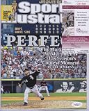 MARK BUEHRLE CHICAGO WHITE SOX, MIAMI MARLINS SIGNED AUTOGRAPHED MAGAZINE COVER COA JSA CERTIFIED