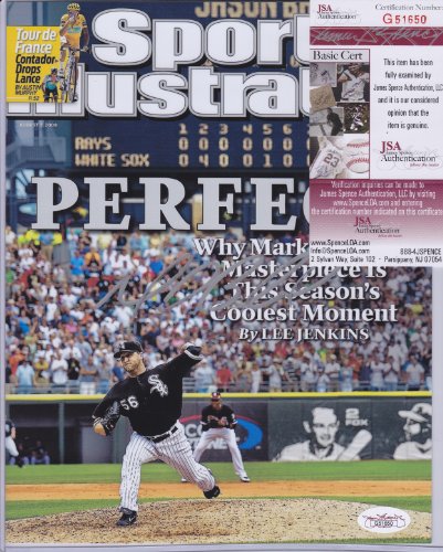 Mark Buehrle Chicago White Sox Signed Autographed Photo Jsa Coa Matching Numbers