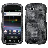 Black Diamante Crystal Bling Case for Samsung Nexus S
